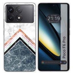 Funda Silicona para Xiaomi Poco F6 Pro 5G diseño Mármol 05 Dibujos