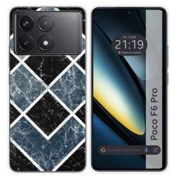 Funda Silicona para Xiaomi Poco F6 Pro 5G diseño Mármol 06 Dibujos