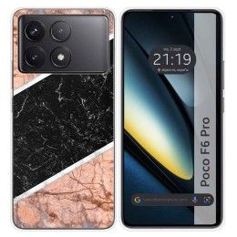 Funda Silicona para Xiaomi Poco F6 Pro 5G diseño Mármol 07 Dibujos