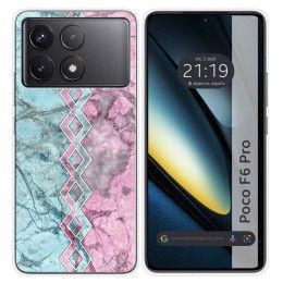 Funda Silicona para Xiaomi Poco F6 Pro 5G diseño Mármol 08 Dibujos