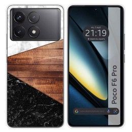 Funda Silicona para Xiaomi Poco F6 Pro 5G diseño Mármol 11 Dibujos