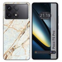Funda Silicona para Xiaomi Poco F6 Pro 5G diseño Mármol 13 Dibujos