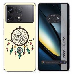 Funda Silicona para Xiaomi Poco F6 Pro 5G diseño Atrapasueños Dibujos