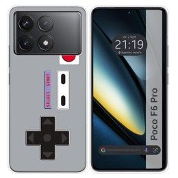 Funda Silicona para Xiaomi Poco F6 Pro 5G diseño Consola Dibujos