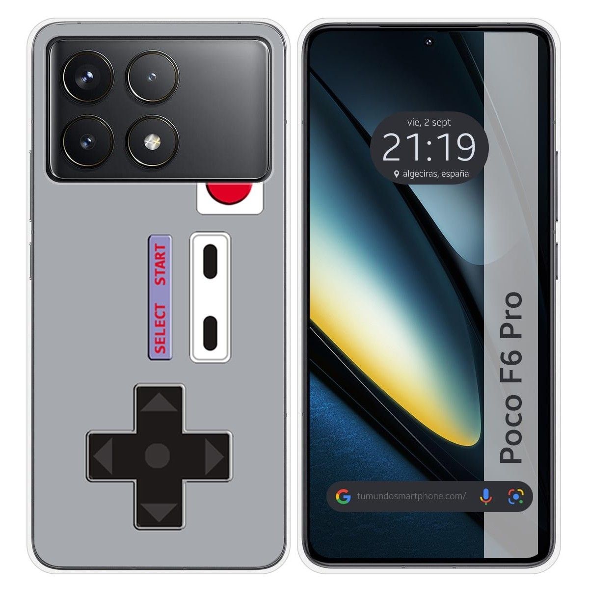 Funda Silicona para Xiaomi Poco F6 Pro 5G diseño Consola Dibujos