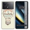 Funda Silicona para Xiaomi Poco F6 Pro 5G diseño Creativity Dibujos