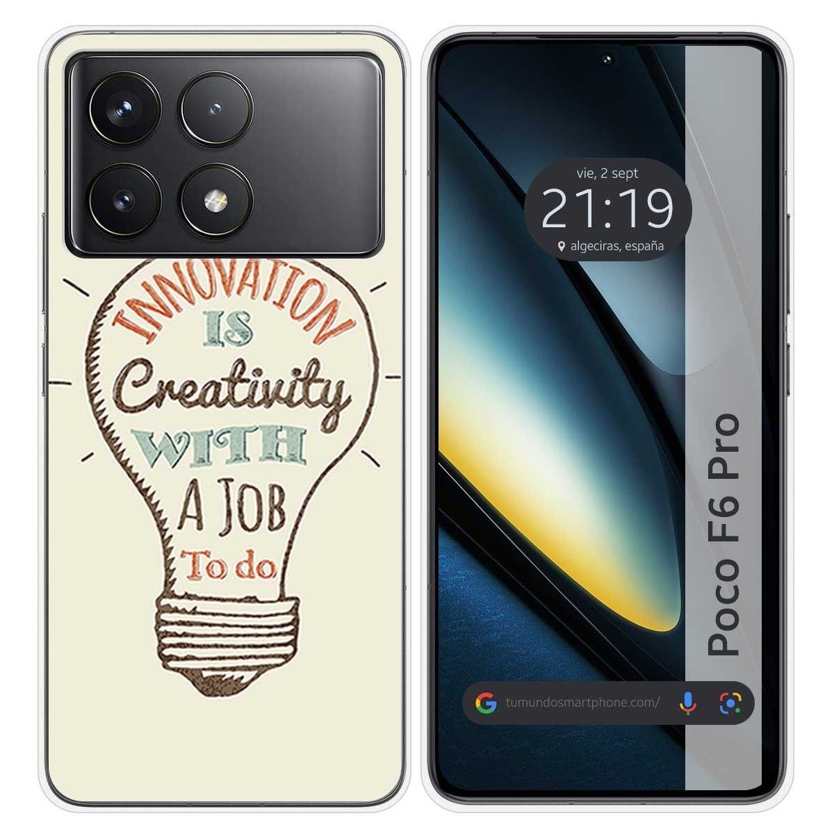 Funda Silicona para Xiaomi Poco F6 Pro 5G diseño Creativity Dibujos