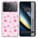 Funda Silicona para Xiaomi Poco F6 Pro 5G diseño Flores Dibujos