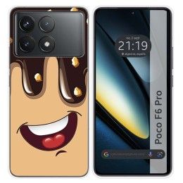Funda Silicona para Xiaomi Poco F6 Pro 5G diseño Helado Chocolate Dibujos