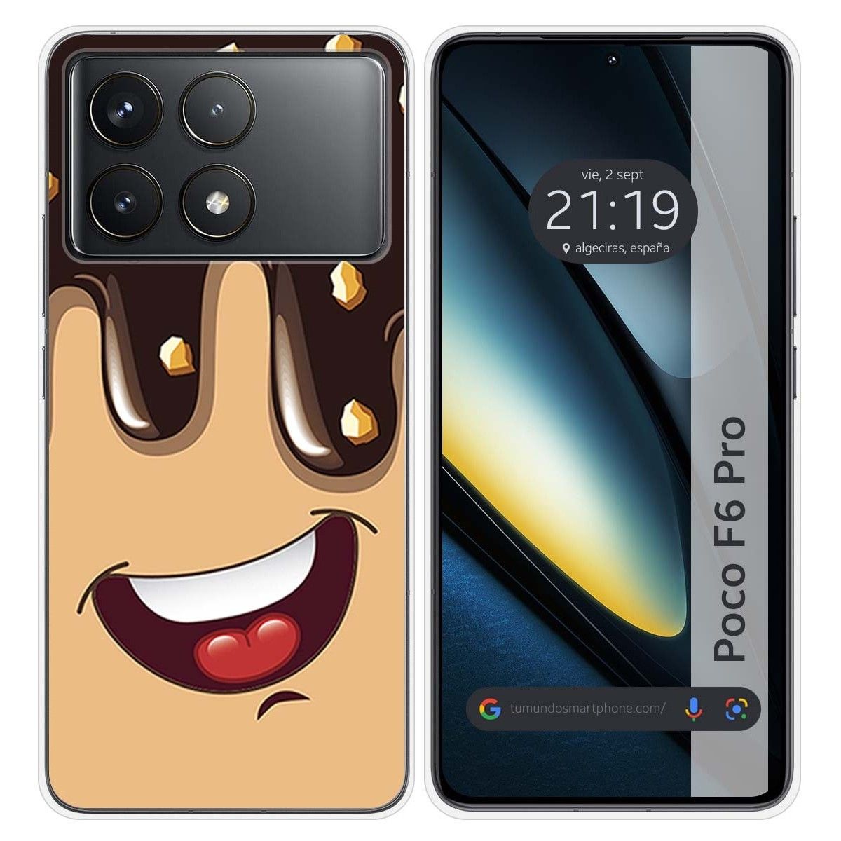Funda Silicona para Xiaomi Poco F6 Pro 5G diseño Helado Chocolate Dibujos