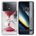 Funda Silicona para Xiaomi Poco F6 Pro 5G diseño Reloj Dibujos