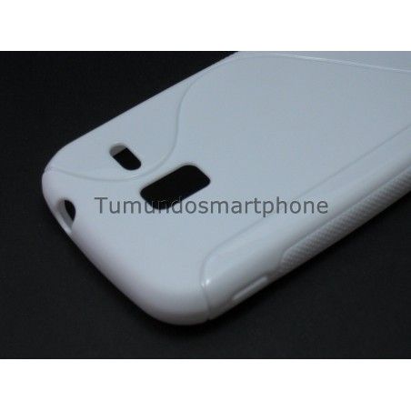 Funda Gel Tpu Galaxy Ace 2 I8160 S Line Color Blanca