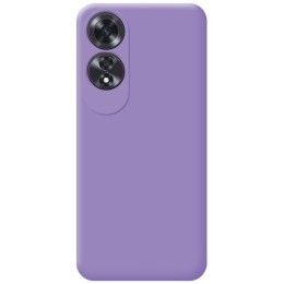 Funda Silicona Líquida Ultra Suave para Oppo A60 4G color Morada 2