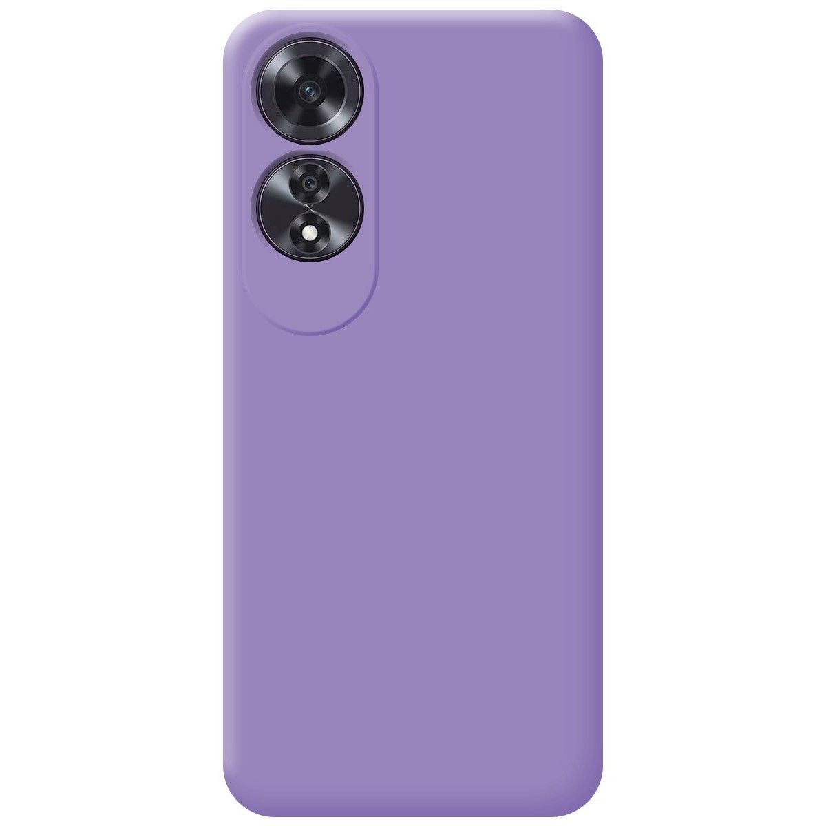 Funda Silicona Líquida Ultra Suave para Oppo A60 4G color Morada