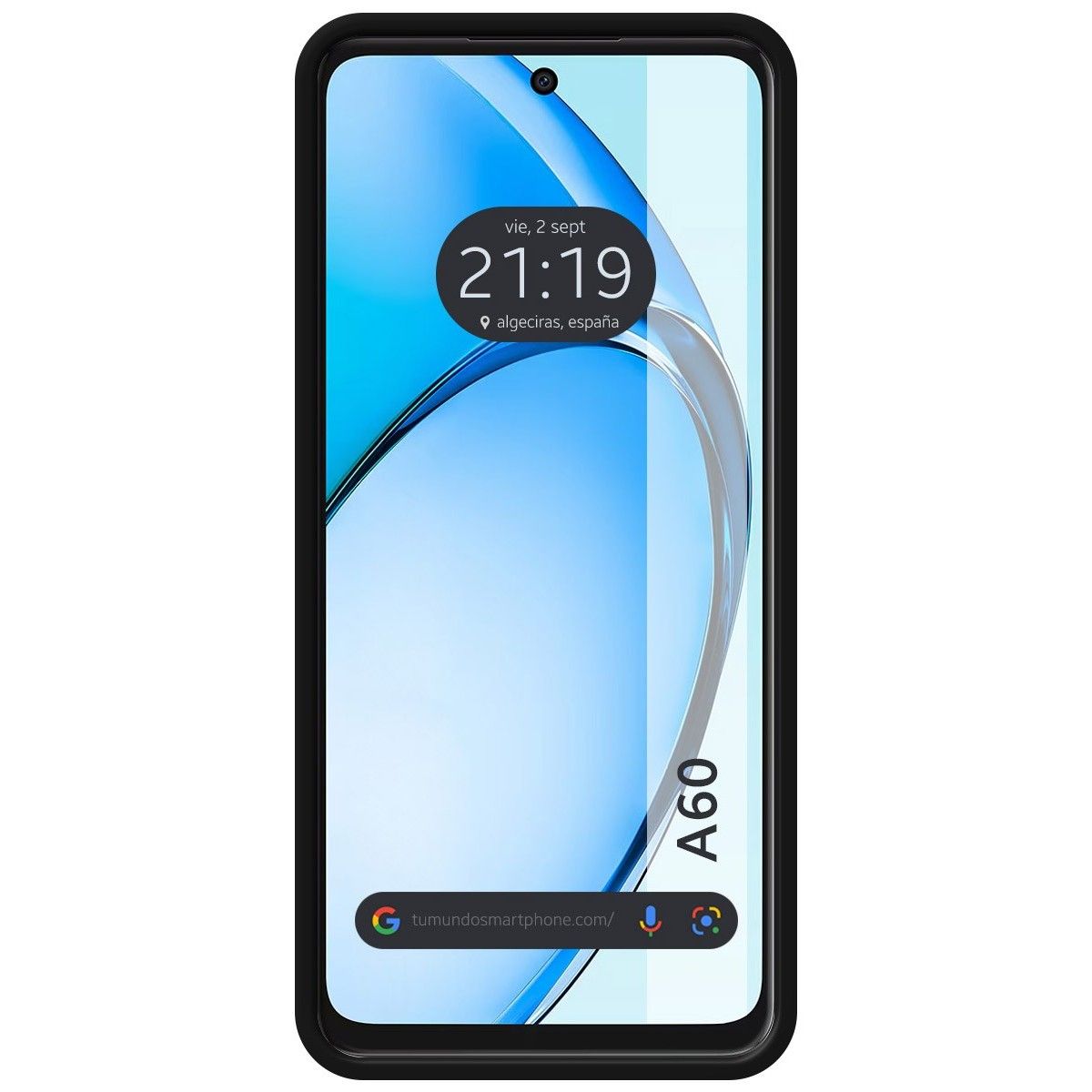 Funda Silicona Líquida Ultra Suave para Oppo A60 4G color Negra