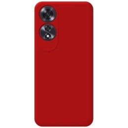Funda Silicona Líquida Ultra Suave para Oppo A60 4G color Roja 2