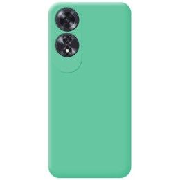 Funda Silicona Líquida Ultra Suave para Oppo A60 4G color Verde 2