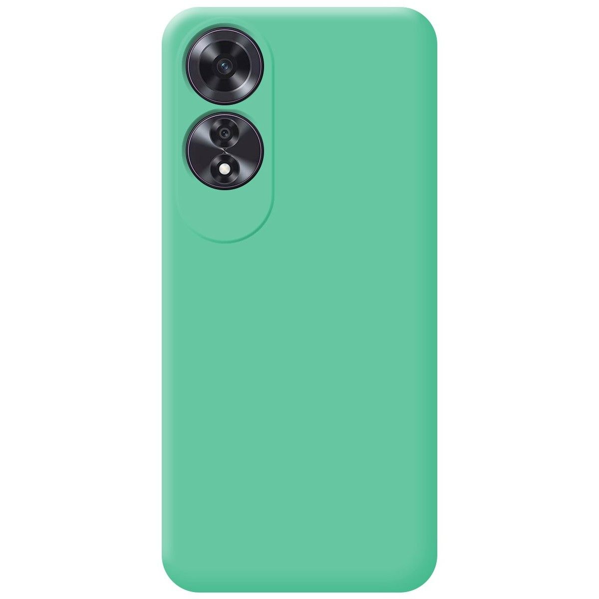 Funda Silicona Líquida Ultra Suave para Oppo A60 4G color Verde