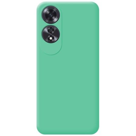 Funda Silicona Líquida Ultra Suave para Oppo A60 4G color Verde