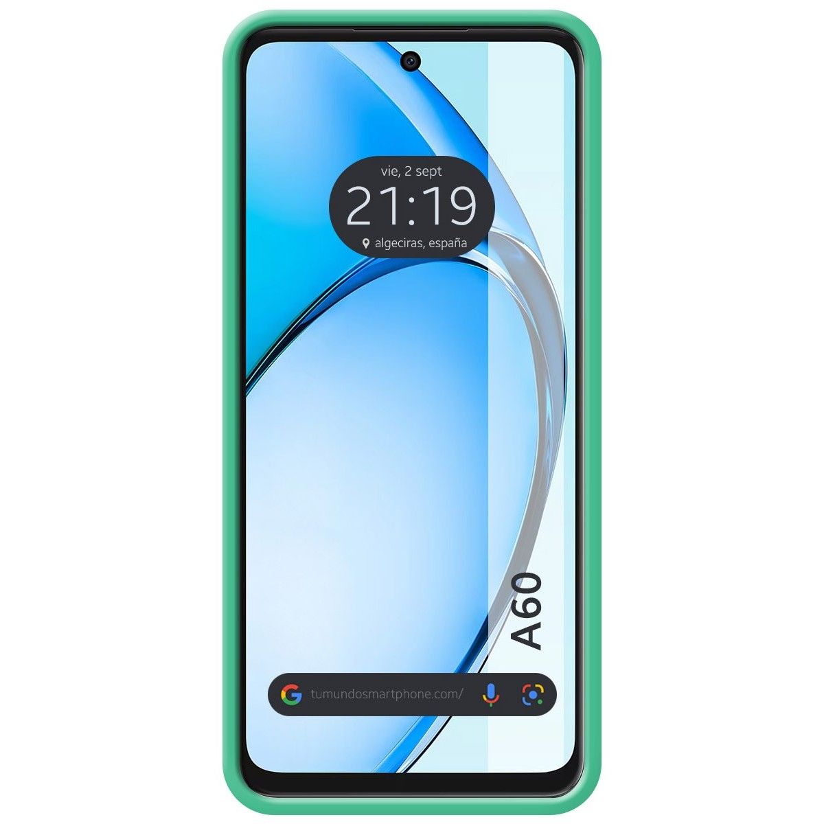 Funda Silicona Líquida Ultra Suave para Oppo A60 4G color Verde