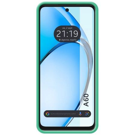 Funda Silicona Líquida Ultra Suave para Oppo A60 4G color Verde