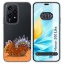 Funda Silicona Transparente para Huawei Honor 200 Lite 5G diseño Bufalo Dibujos