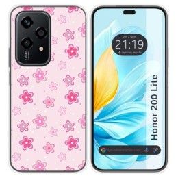 Funda Silicona para Huawei Honor 200 Lite 5G diseño Flores Dibujos