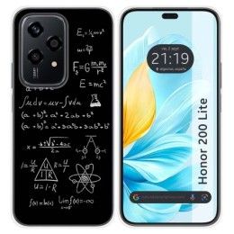 Funda Silicona para Huawei Honor 200 Lite 5G diseño Formulas Dibujos