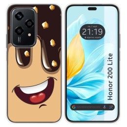 Funda Silicona para Huawei Honor 200 Lite 5G diseño Helado Chocolate Dibujos