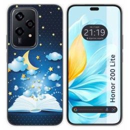 Funda Silicona para Huawei Honor 200 Lite 5G diseño Libro Cuentos Dibujos