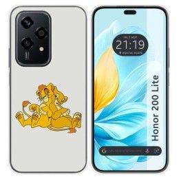 Funda Silicona para Huawei Honor 200 Lite 5G diseño Leones Dibujos