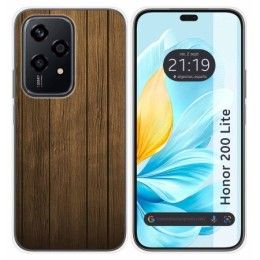 Funda Silicona para Huawei Honor 200 Lite 5G diseño Madera Dibujos