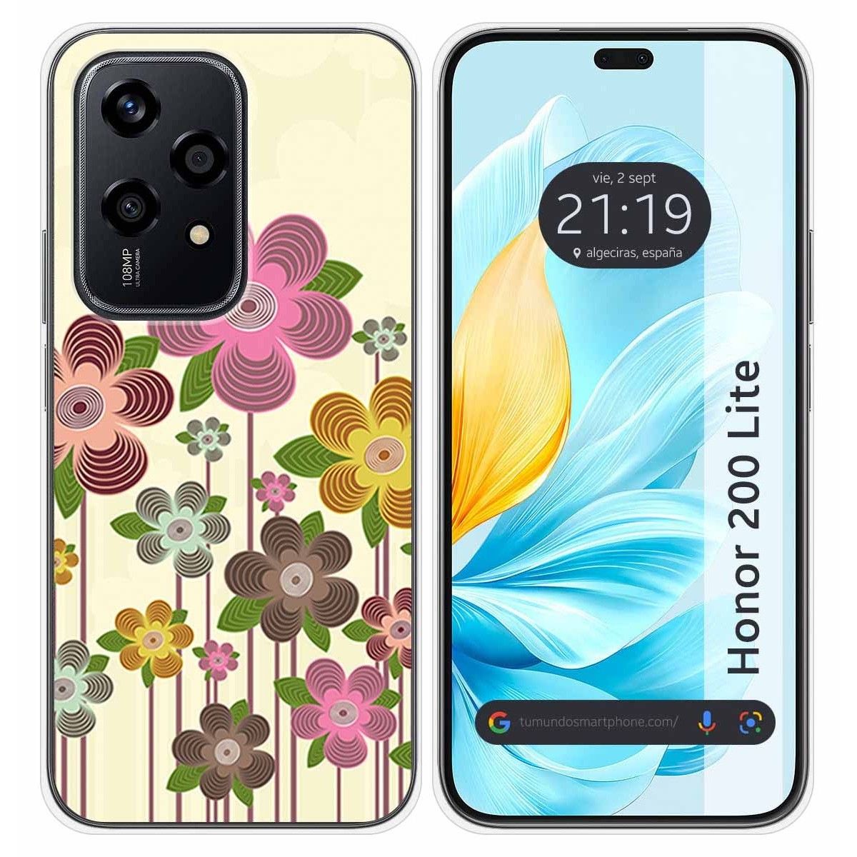 Funda Silicona para Huawei Honor 200 Lite 5G diseño Primavera En Flor Dibujos