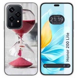Funda Silicona para Huawei Honor 200 Lite 5G diseño Reloj Dibujos