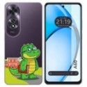 Funda Silicona Transparente para Oppo A60 4G diseño Coco Dibujos