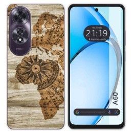 Funda Silicona para Oppo A60 4G diseño Madera 07 Dibujos
