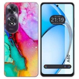 Funda Silicona para Oppo A60 4G diseño Mármol 15 Dibujos