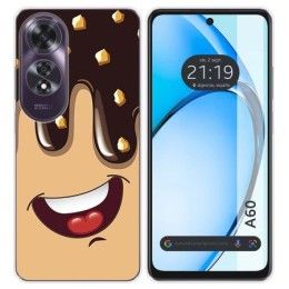 Funda Silicona para Oppo A60 4G diseño Helado Chocolate Dibujos