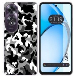 Funda Silicona para Oppo A60 4G diseño Snow Camuflaje Dibujos