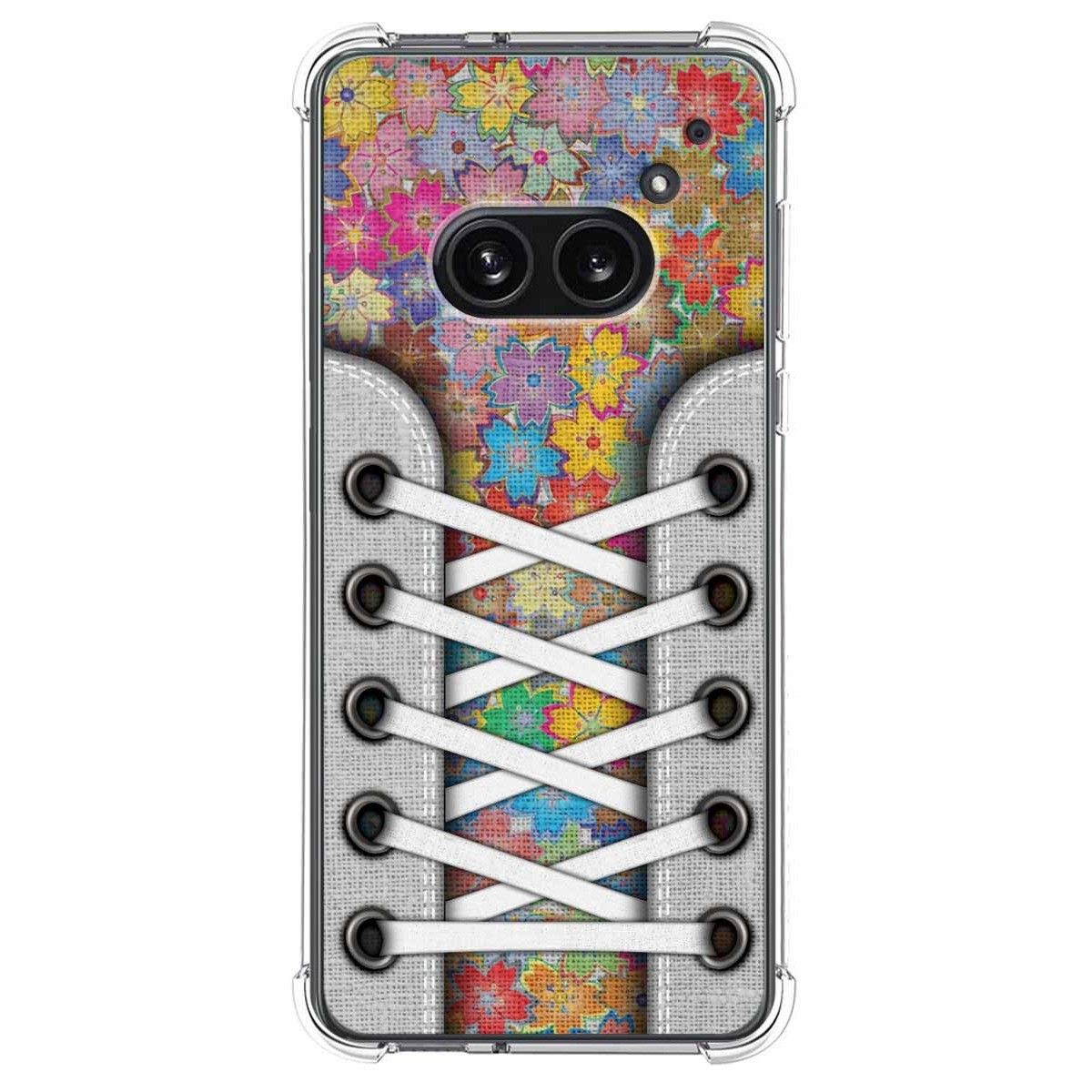 Funda Silicona Antigolpes para Nothing Phone 2a 5G diseño Zapatillas 05 Dibujos