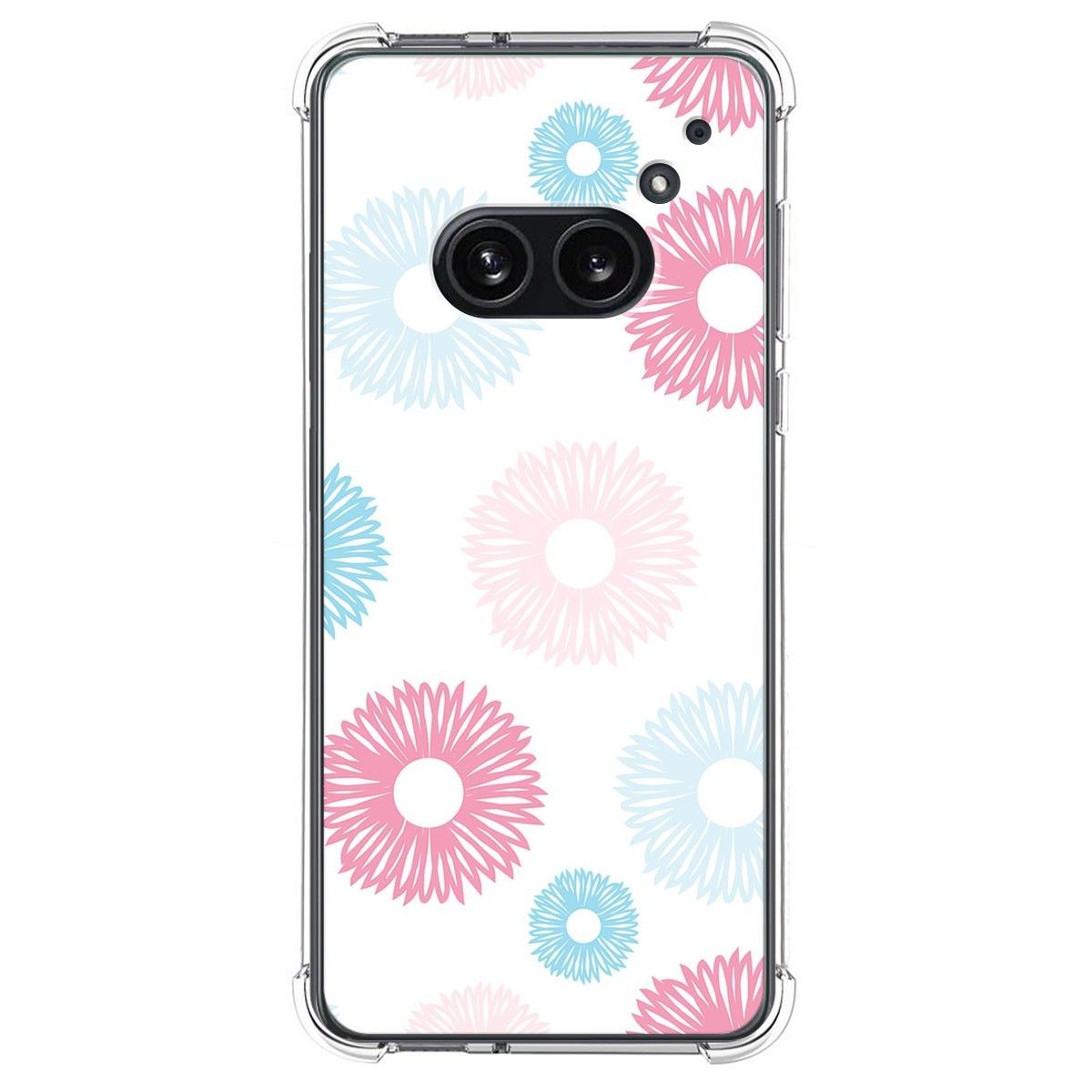 Funda Silicona Antigolpes para Nothing Phone 2a 5G diseño Flores 06 Dibujos