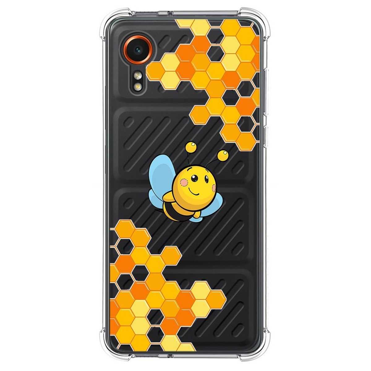 Funda Silicona Antigolpes para Samsung Galaxy Xcover 7 5G diseño Abeja Dibujos