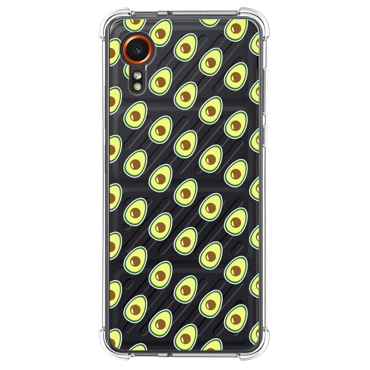 Funda Silicona Antigolpes para Samsung Galaxy Xcover 7 5G diseño Aguacate Dibujos