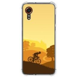 Funda Silicona Antigolpes para Samsung Galaxy Xcover 7 5G diseño Ciclista Dibujos