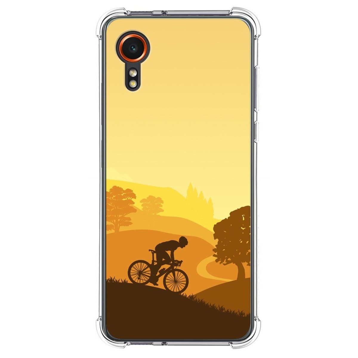 Funda Silicona Antigolpes para Samsung Galaxy Xcover 7 5G diseño Ciclista Dibujos