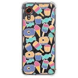 Funda Silicona Antigolpes para Samsung Galaxy Xcover 7 5G diseño Dulces 02 Dibujos