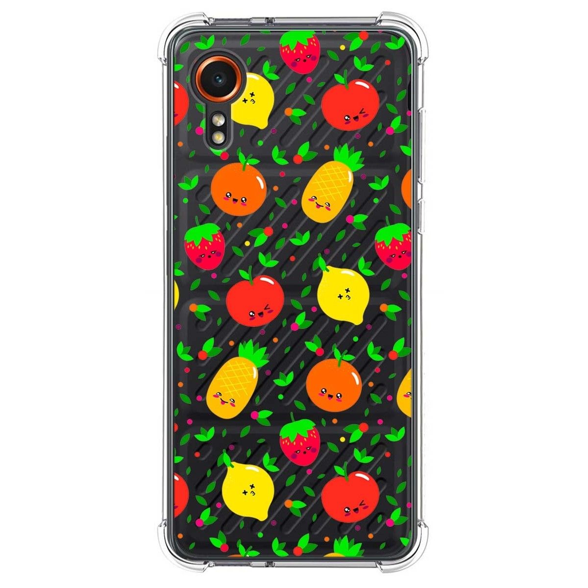 Funda Silicona Antigolpes para Samsung Galaxy Xcover 7 5G diseño Frutas 01 Dibujos