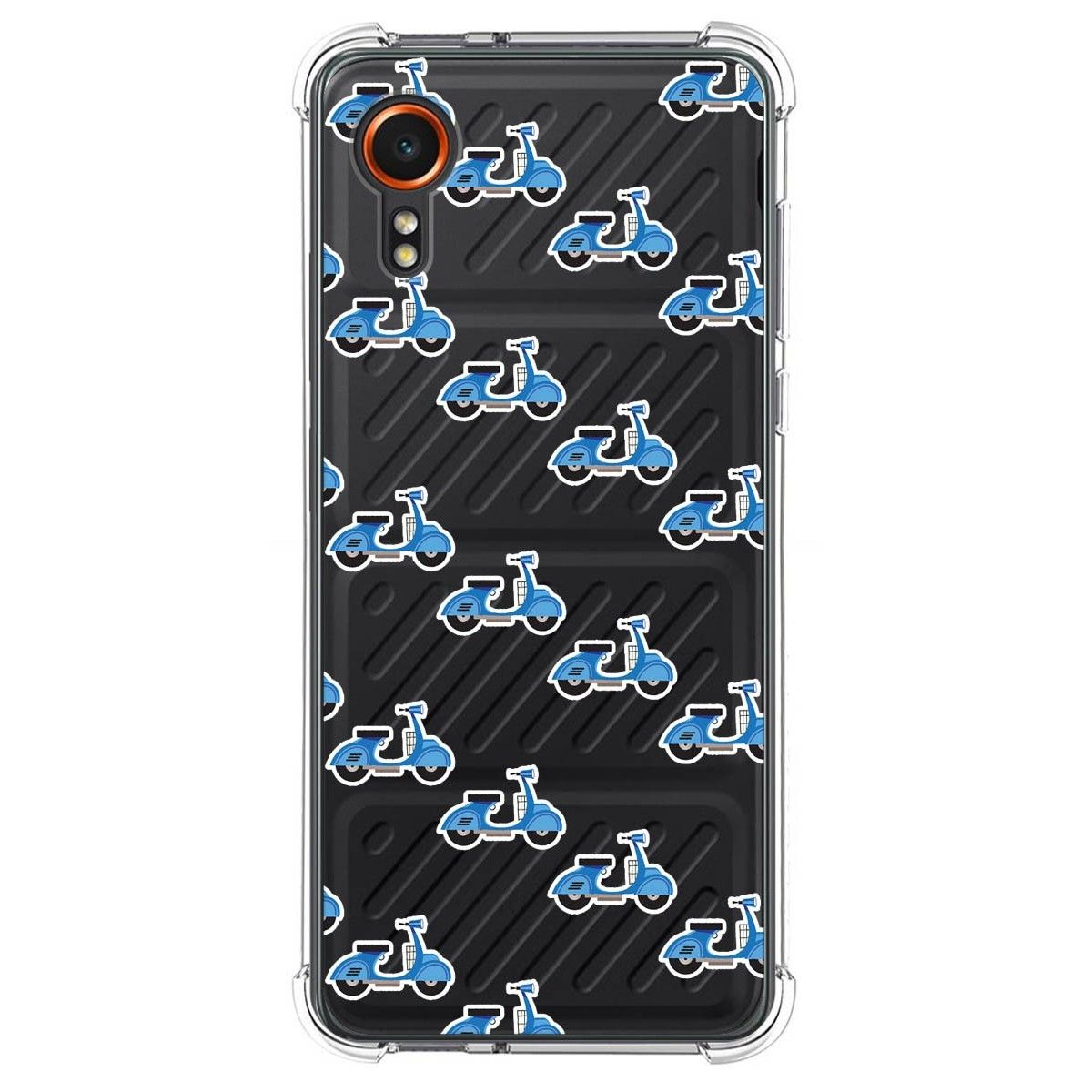 Funda Silicona Antigolpes para Samsung Galaxy Xcover 7 5G diseño Scooter Dibujos