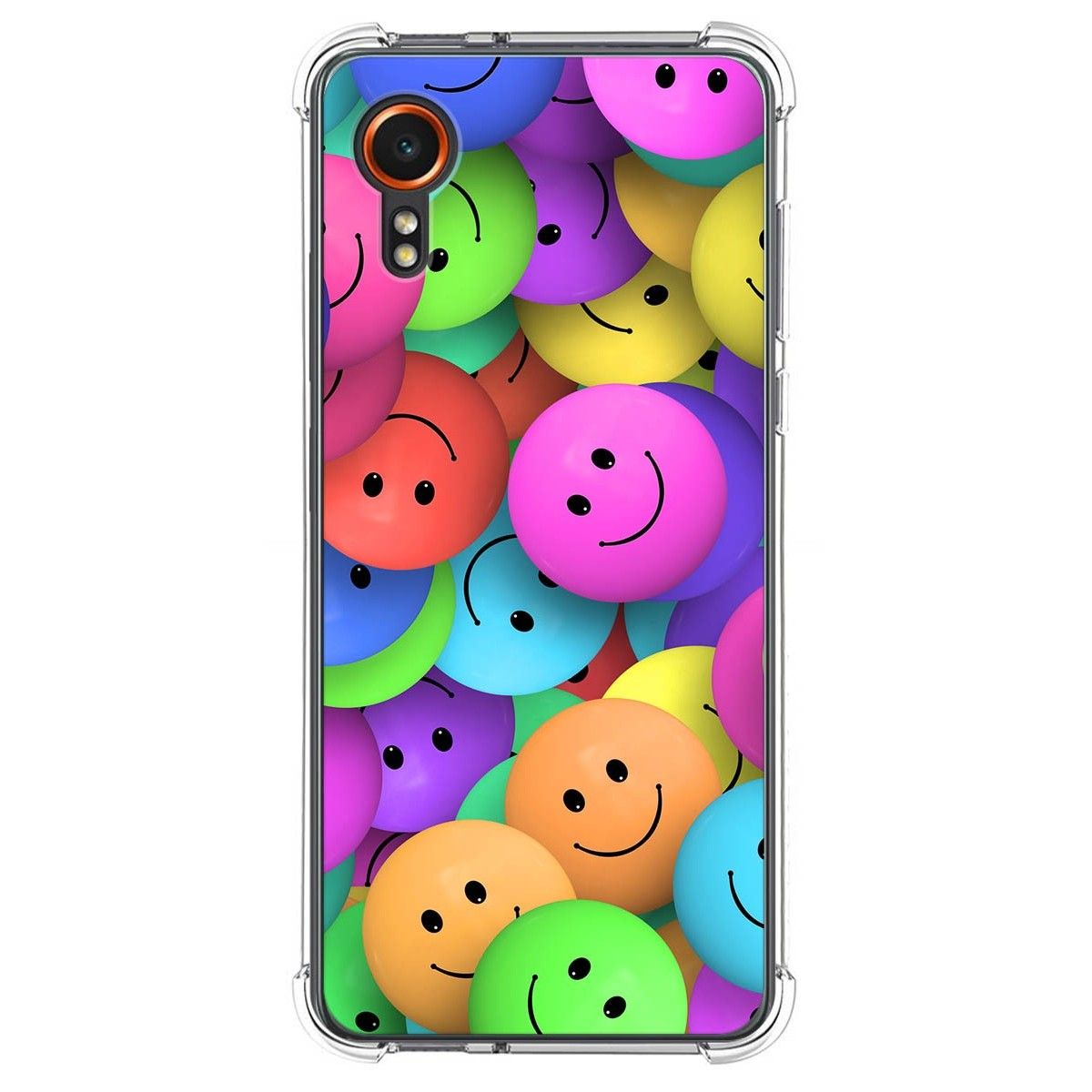 Funda Silicona Antigolpes para Samsung Galaxy Xcover 7 5G diseño Smile Dibujos