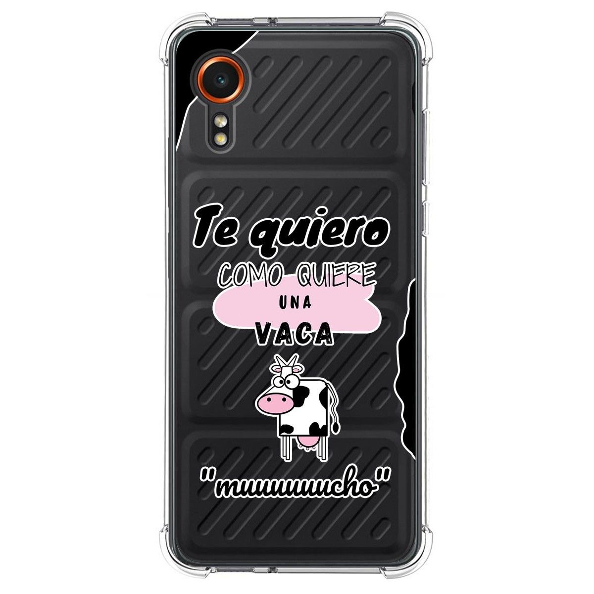 Funda Silicona Antigolpes para Samsung Galaxy Xcover 7 5G diseño Vaca Dibujos